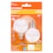 Sylvania Sylvania Natural G16.5 E12 (Candelabra) LED Bulb Soft White 40 Watt Equivalence 2 pk 40797 - alternate 3